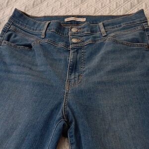 Levi's Mile High Super Skinny Jeans-Double Button